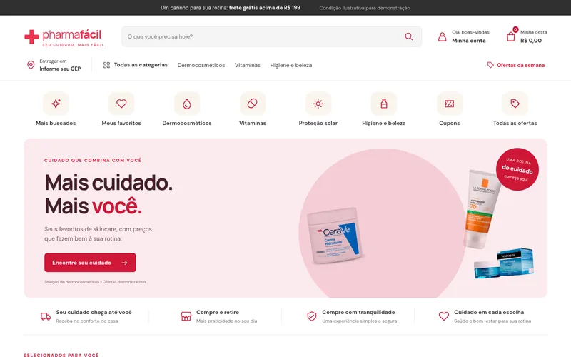 Project screenshot: PharmaFácil